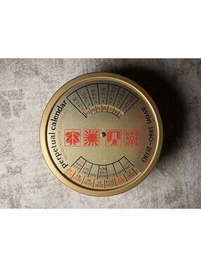 Vintage Perpetual Calendar Soap Avon 1980 - 2030